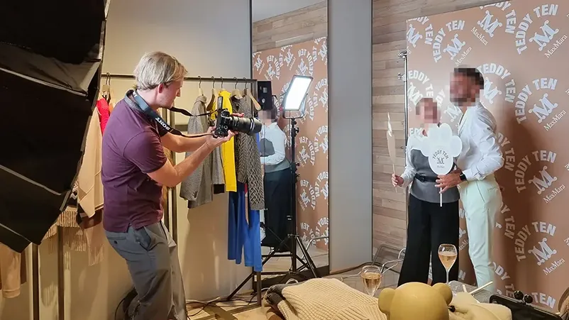 Eventfotos mit Sofort-Druck